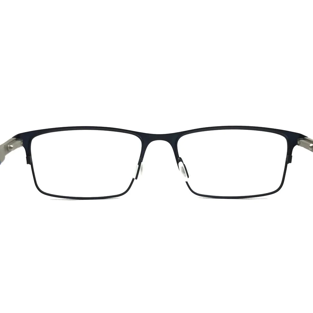 Columbia Eyeglasses Frames C3031 410 Matte Blue Silver Rectangle XL 57-18-145